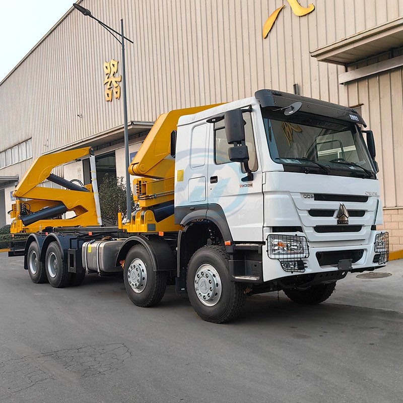 Grúa portacontenedores de elevación lateral SINOTRUK HOWO